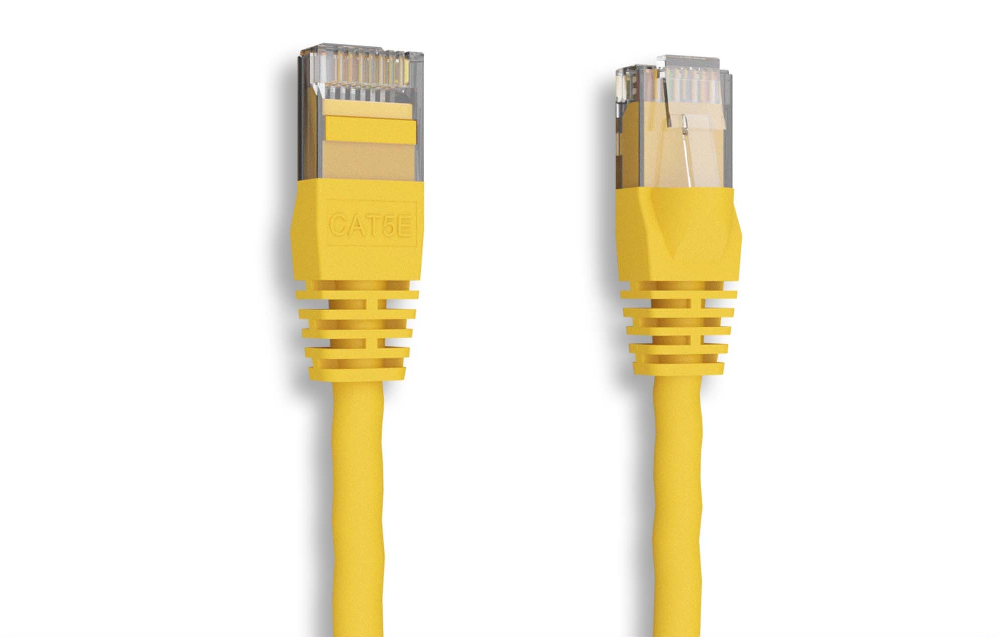 Yellow Cat 5e UTP Patch Cable - Image 2