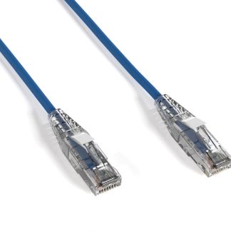 Blue Slim Cat 6a UTP Patch Cable