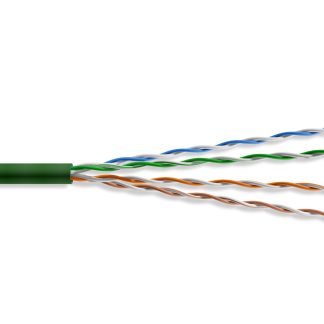 MINI CAT6.A UTP ETHERNET BULK CABLE 1000FT, GREEN