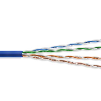 MINI CAT6.A UTP ETHERNET BULK CABLE 1000FT, BLUE