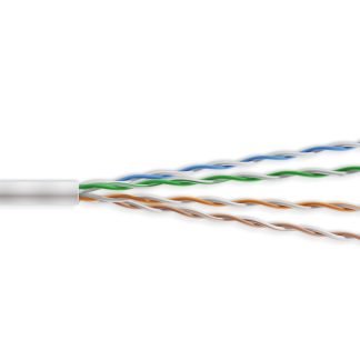 MINI CAT6.A UTP ETHERNET BULK CABLE 1000FT, WHITE
