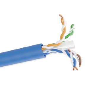 Cat. 6a UTP Solid Blue Ethernet Bulk Cable