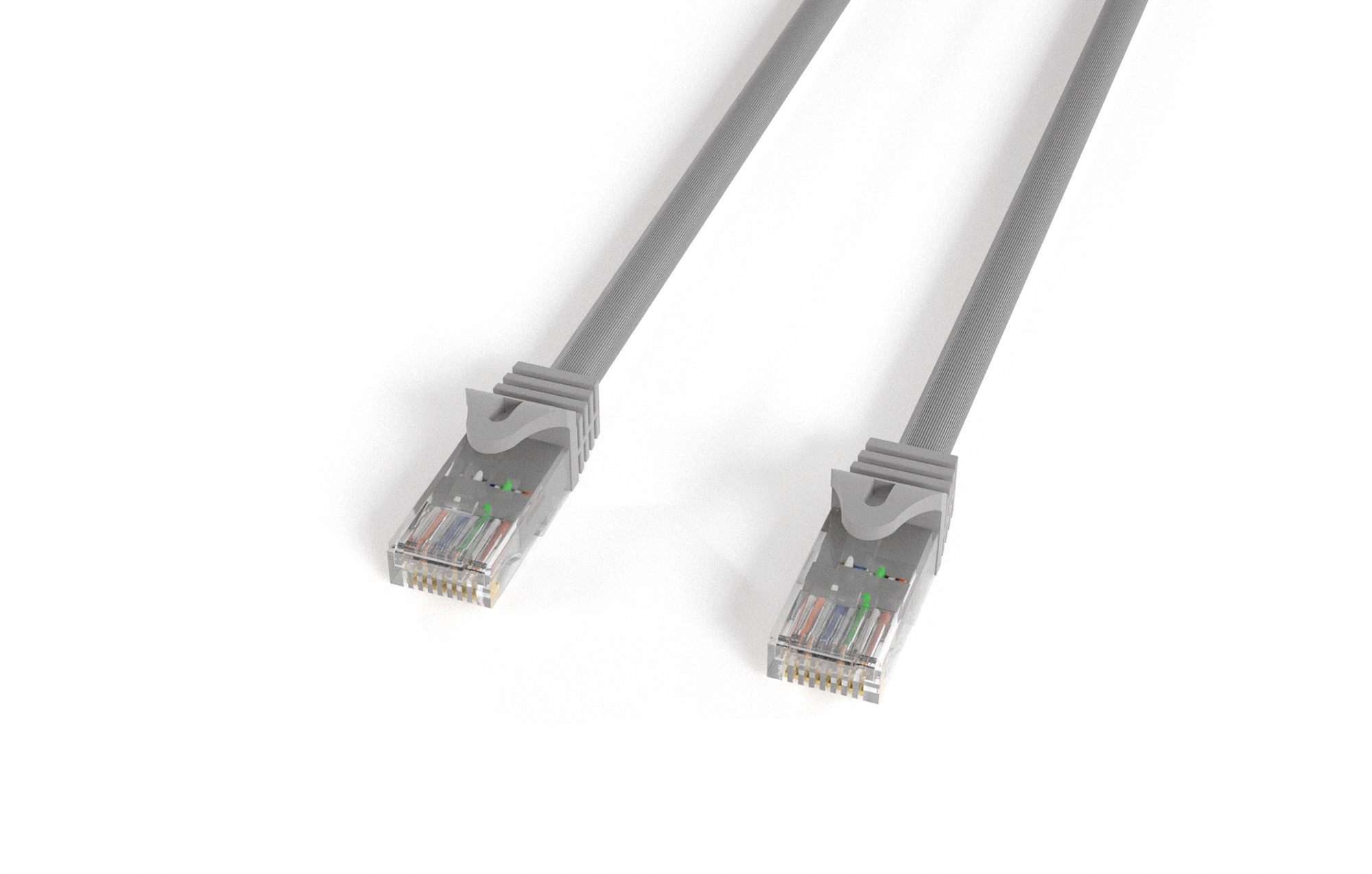 Gray Cat 6a UTP Patch Cable