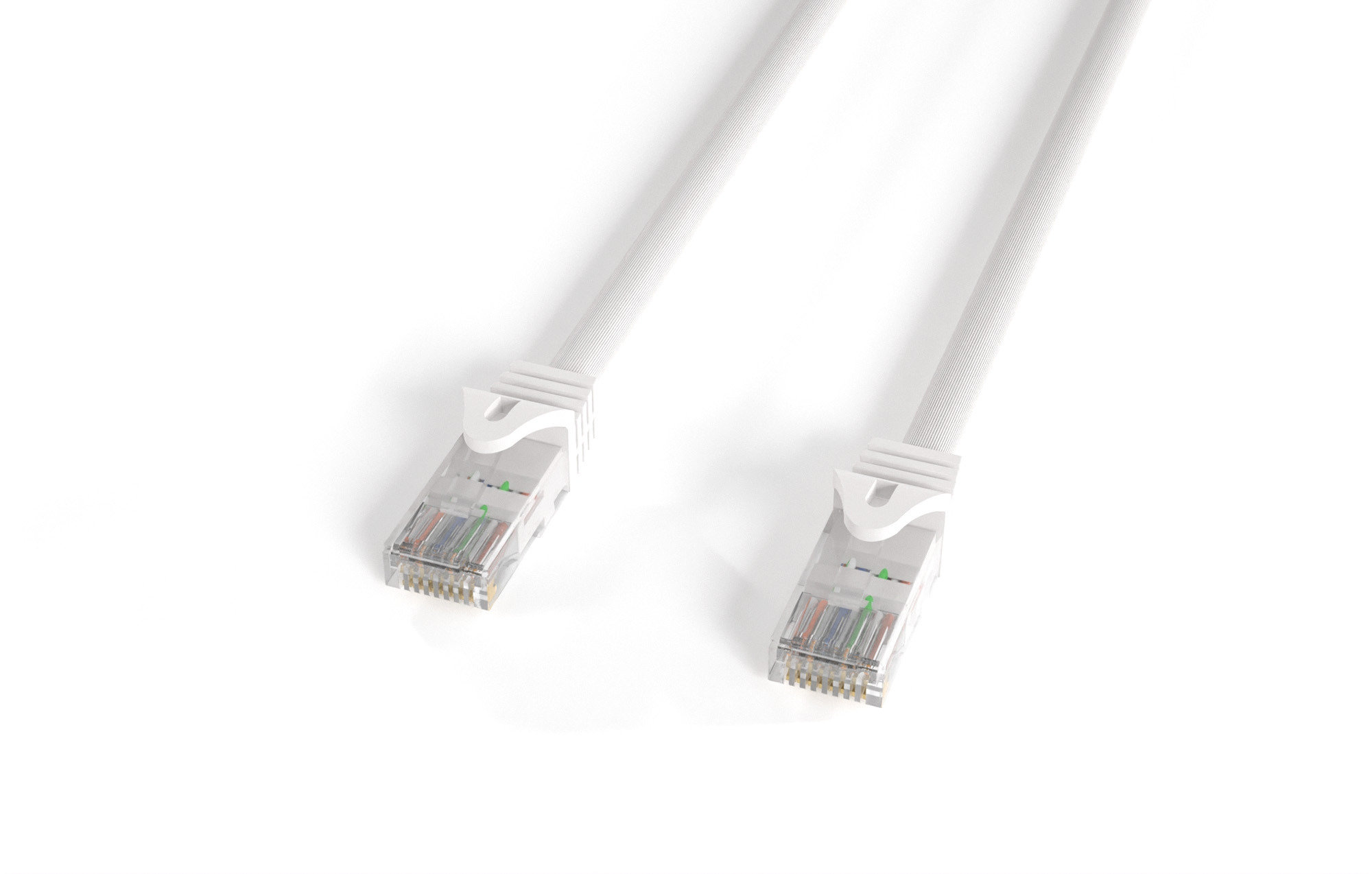 White Cat 6a UTP Patch Cable