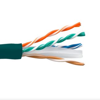 Cat. 6 UTP Stranded Ethernet Bulk Cable 550MHz Green