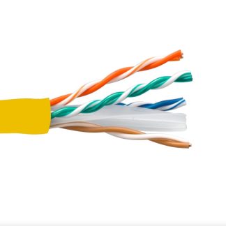 Cat. 6 CMR UTP Solid Ethernet Bulk Cable 550MHz Yellow