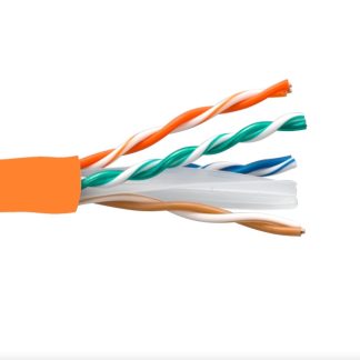 Cat. 6 CMR UTP Solid Ethernet Bulk Cable 550MHz Orange