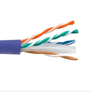 Cat. 6 CMR UTP Solid Ethernet Bulk Cable 550MHz Purple