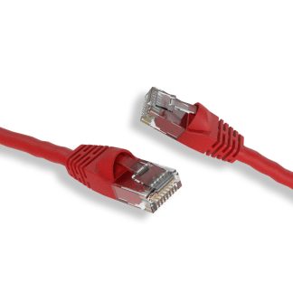 Red Cross Over Cat 6 UTP Patch Cable