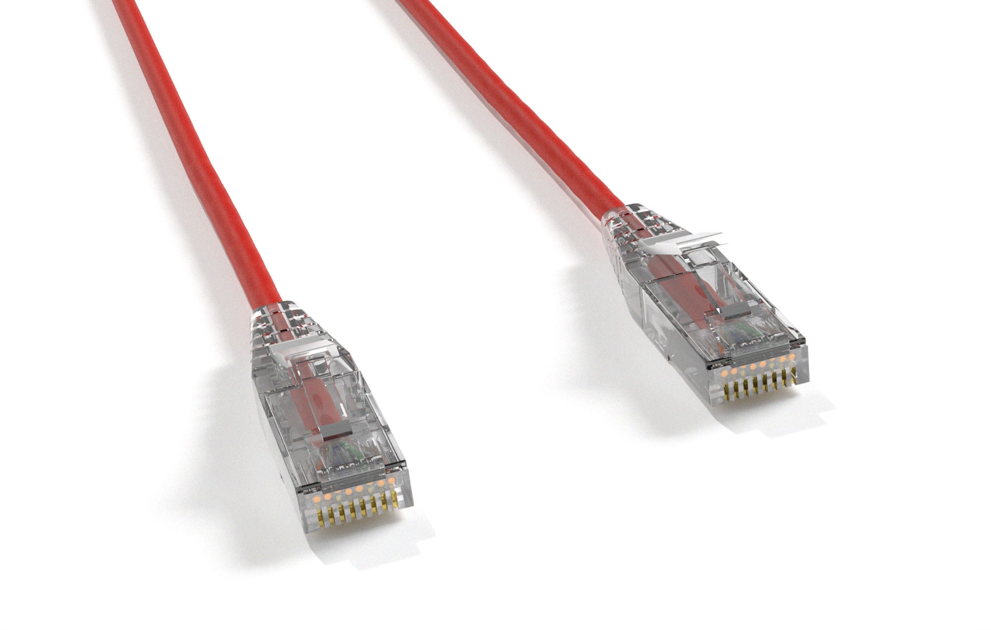 Red Slim Cat 6 UTP Patch Cable