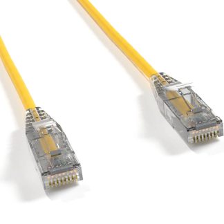 Yellow Slim Cat 6 UTP Patch Cable
