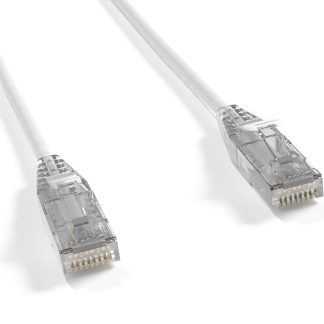 White Slim Cat 6 UTP Patch Cable