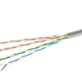 Mini Cat. 6 UTP Stranded Ethernet Bulk Cable Gray 28AWG