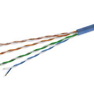 Mini Cat. 6 UTP Stranded Ethernet Bulk Cable Blue 28AWG
