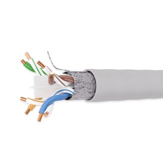 Cat. 6 STP Solid Gray Bulk Cable
