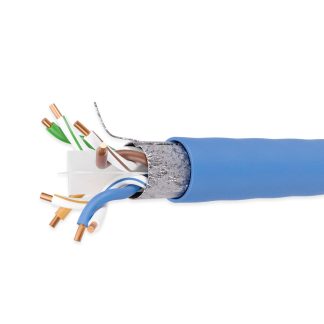 Cat. 6 STP Solid Blue Bulk Cable