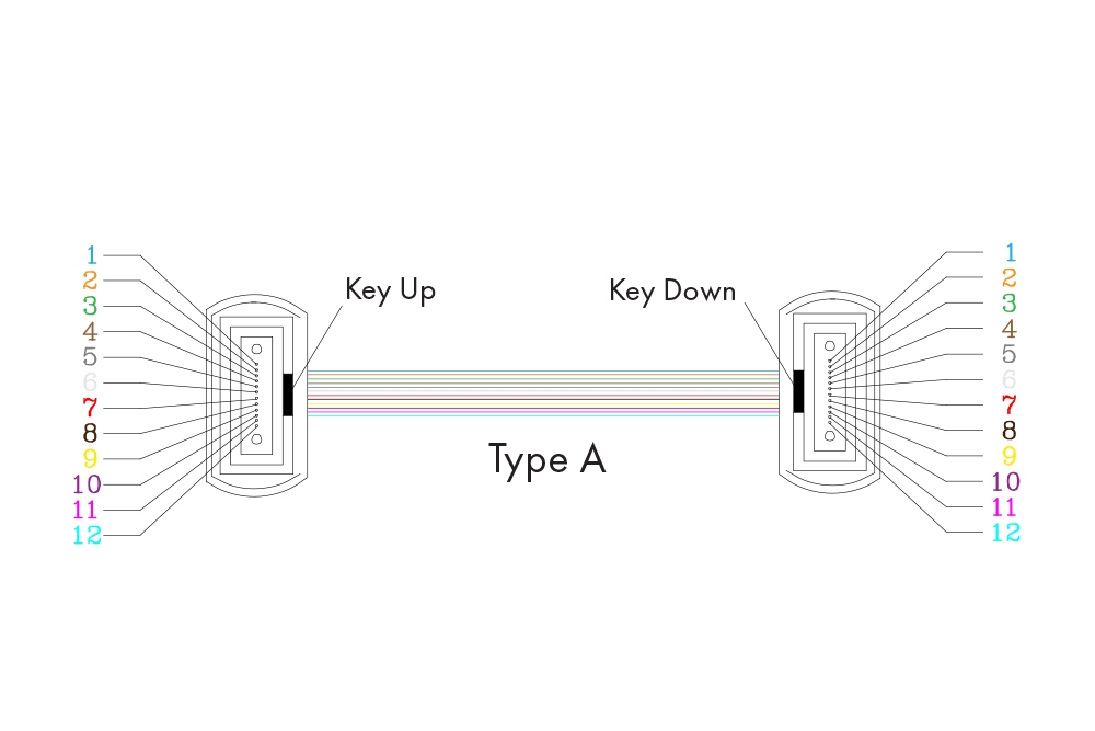 MPO OM4 Multi-Mode 12 Fibers Trunk Cable Type A - Image 5