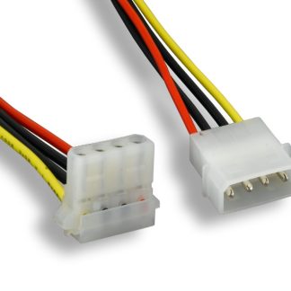 5.25" Male / 5.25" Right-Angle Female Internal DC Power Cable