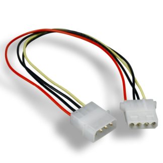 5.25" Male / 5.25" Female Internal DC Power Extension Cable
