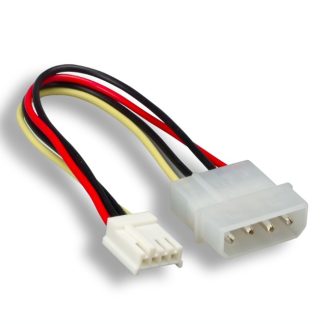 5.25" Male / 3.5" Female Internal DC Power Cable