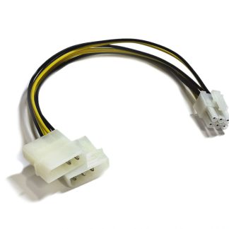 PCI Express 6 Pin to 5.25" Male x 2 Adapter Cable