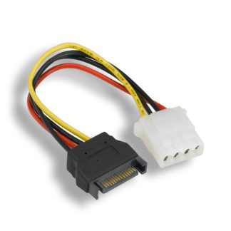 SATA 15-Pin Male to 5.25" Female DC Power Cable