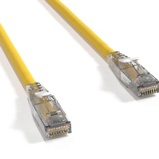 Cat 6 UTP Patch Cable with Clear Boot Yellow