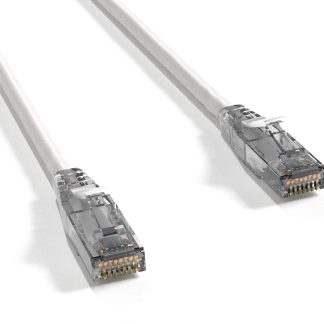 Cat 6 UTP Patch Cable with Clear Boot White
