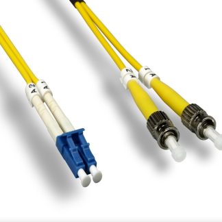 OS2 Duplex Single Mode LC / ST 9 /125 Fiber Optic Cable