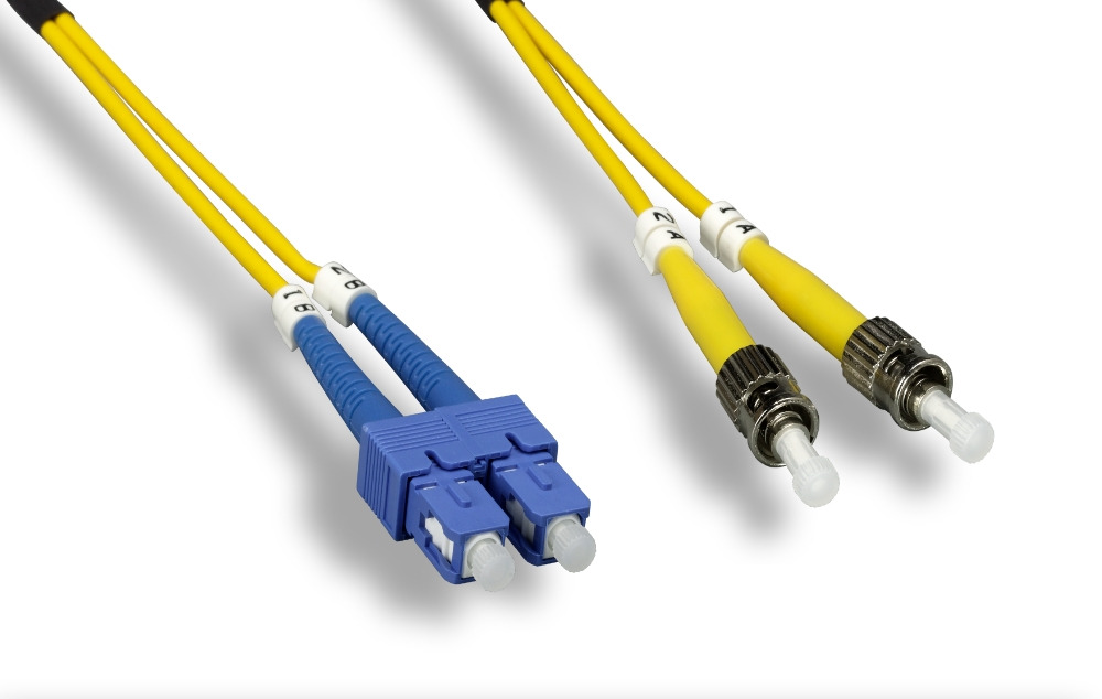 3.0MM OS2 Duplex Single Mode SC/ST 9 /125 Fiber Optic Cable