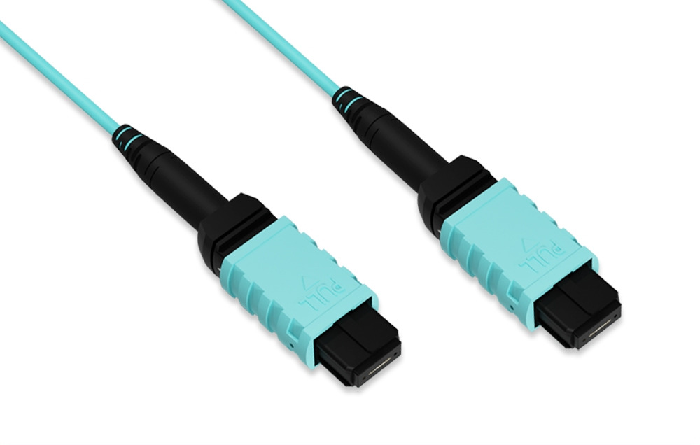 MPO OM4 Multi-Mode 12 Fibers Trunk Cable Type B