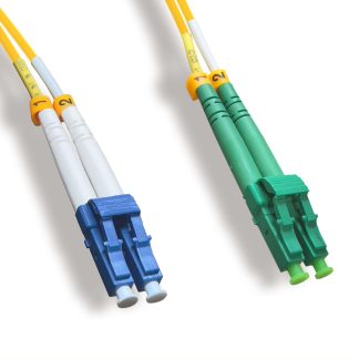 OS2 Duplex Single-Mode LC/UPC to LC/APC 9 /125 Fiber Optic Cable