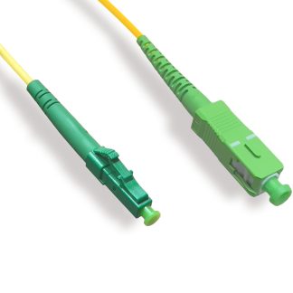 OS2 Simplex Single-Mode LC/APC to SC/APC 9 /125 Fiber Optic Cable