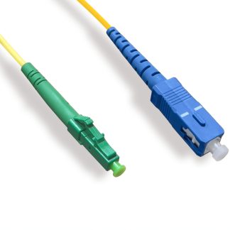 OS2 Simplex Single-Mode LC/APC to SC/UPC 9 /125 Fiber Optic Cable
