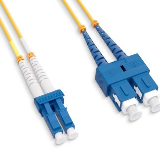 OS2 Short Boot 9/125 LC/SC UPC Duplex Single Mode Fiber Optic Cable