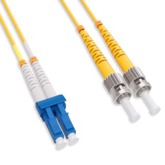 OS2 Short Boot 9/125 LC/ST UPC Duplex Single Mode Fiber Optic Cable