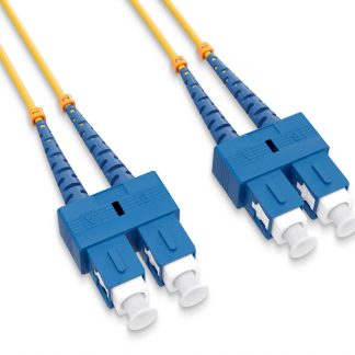 OS2 Short Boot 9/125 SC/SC UPC Duplex Single Mode Fiber Optic Cable