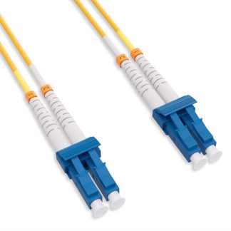 OS2 Short Boot 9/125 LC/LC UPC Duplex Single Mode Fiber Optic Cable