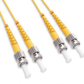 OS2 9/125 ST/ST UPC Duplex Single Mode Fiber Optic Cable