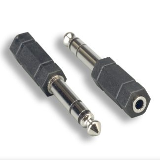 3.5mm Stereo F to 6.3mm (1/4") Stereo M Adapter