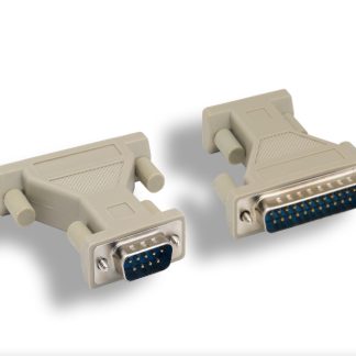 DB9 M to DB25 M Molded AT Modem Adapter