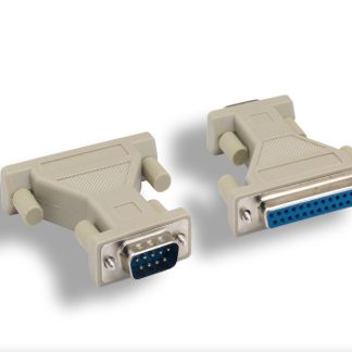 DB9 M to DB25 F Molded AT Modem Adapter