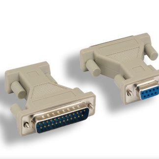 DB9 F to DB25 M Molded AT Modem Adapter