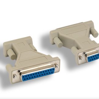 DB9 F to DB25 F Molded AT Modem Adapter