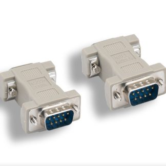 DB9 M/M Molded Null Modem Adapter