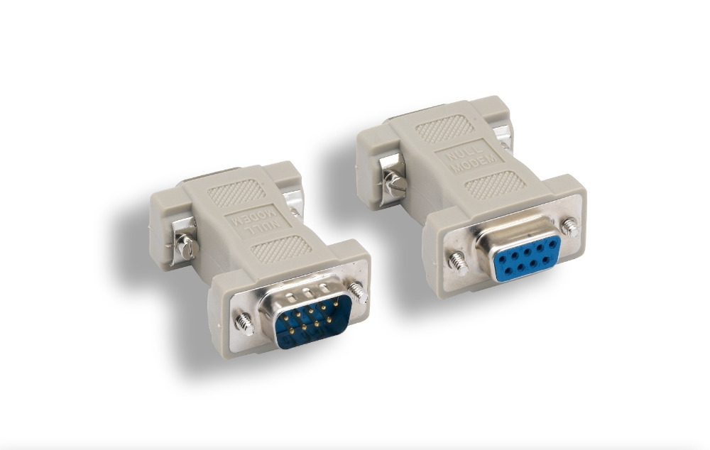 DB9 M/F Molded Null Modem Adapter