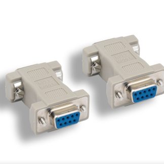 DB9 F/F Molded Null Modem Adapter