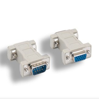 DB9 M to HD15 F VGA Adapter