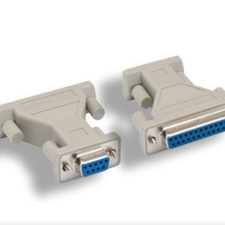 DB9 F to DB25 F Serial Loopback Tester