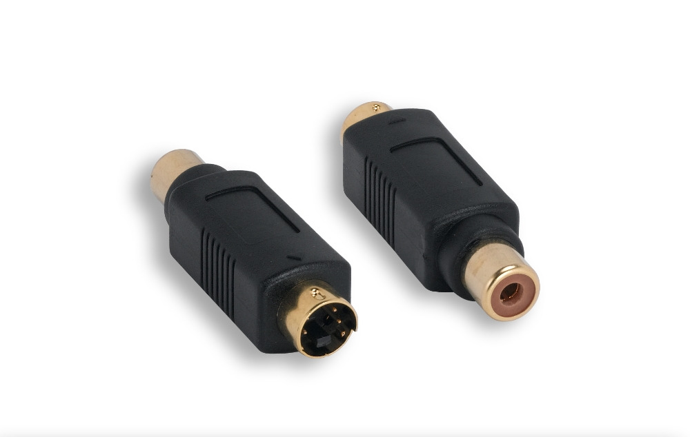 S-Video M to RCA F Adapter